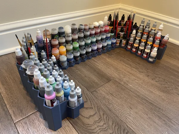 Modular Citadel/Vallejo Paint Rack Corner Remix