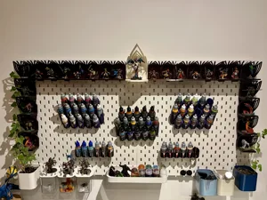 Paint Rack for IKEA Skadis Pegboards