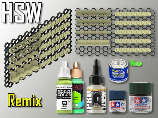 HSW Addon for my original Upgraded Modular Paint Rack/Shelf