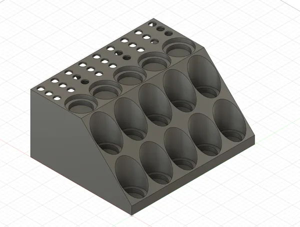 Citadel & Vallejo Paint Rack and Brush Holder