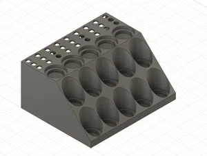 Citadel & Vallejo Paint Rack and Brush Holder