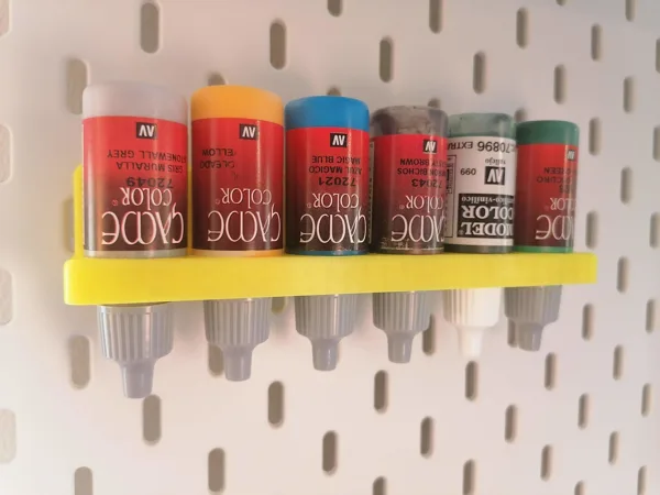 Vallejo paint rack for Ikea Skådis