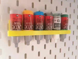 Vallejo paint rack for Ikea Skådis
