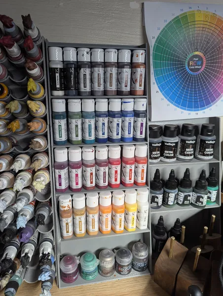 Paint Rack Shelves for Kimera or Pro Acryl Paints