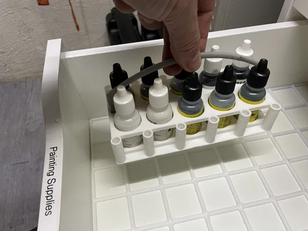 Gridfinity 27mm Round Paint Rack
