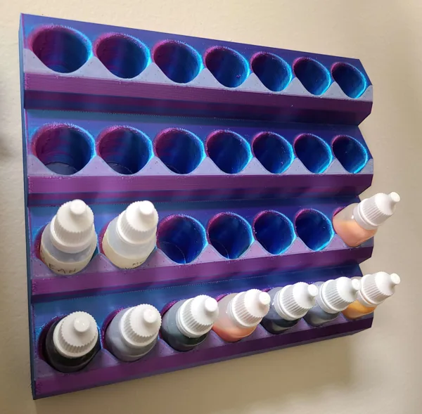 Dropper Bottle Paint Rack