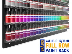 Paint Rack for Dropper Bottles - Skadis Full Rows