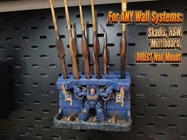 Armor Brush Holder - for any-Wall-Systems