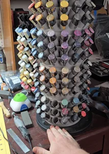 MODULAR PAINT RACK FOR 2 THIN COATS PAINTS