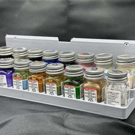 Testors Paint Rack – 16 Jar Organizer for Model Paints