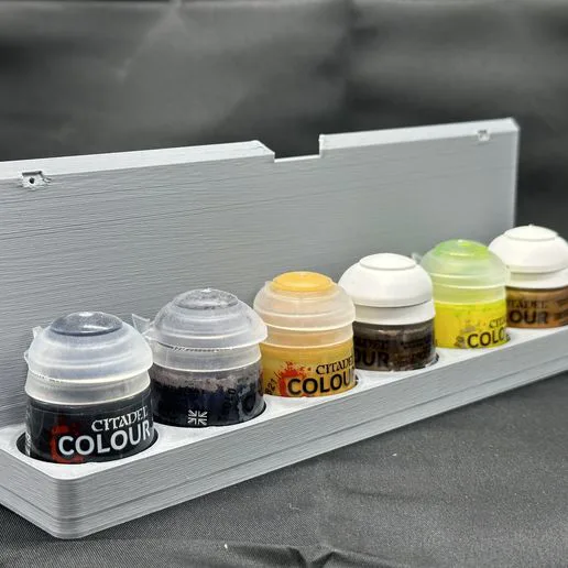 Citadel Paint Rack – 6 Pot Organizer for 32mm Paint Pots