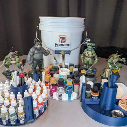 PalettePail: Complete Bundle – All Tray Types + Bonus Accessories
