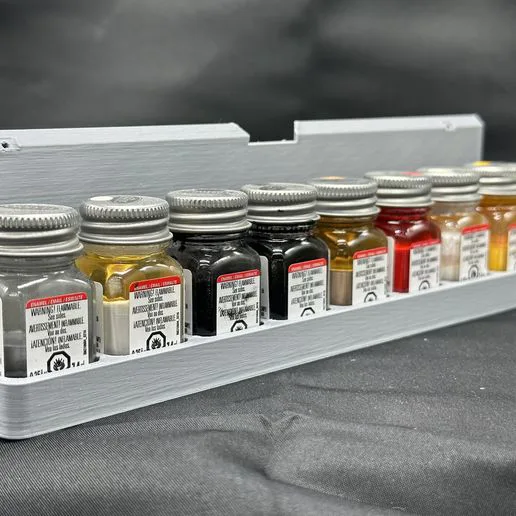 Testors Paint Rack – 8 Jar Organizer for Model Paints