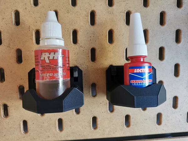 Oil/Glue/Paint bottle holder IKEA SKADIS (30 & 35 mm)