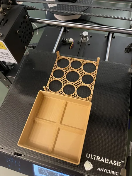 Paint bottle holder for IKEA Alex stackable box system