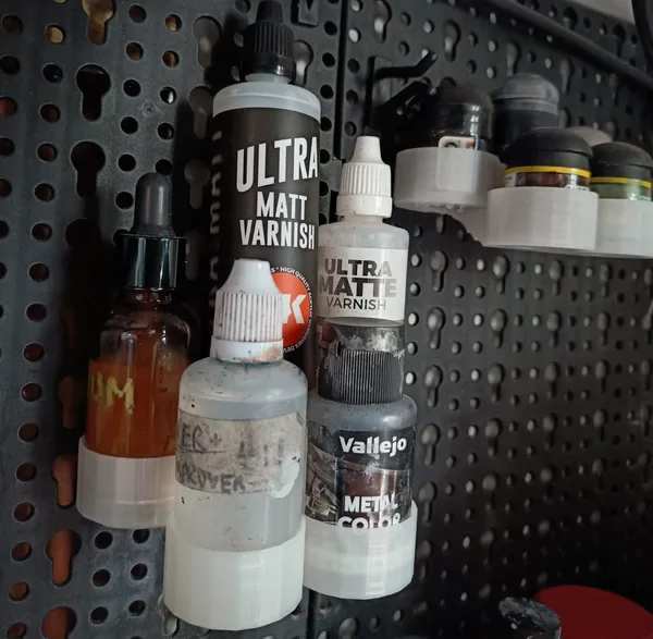 36mm paint bottle holder for Parkside pegboard