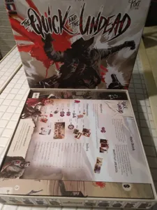The Quick and the Undead board game organizer and insert