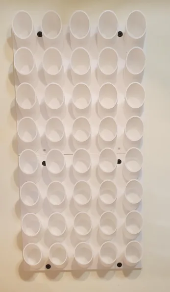 Small Paint Bottle Holder - Wall Mounted