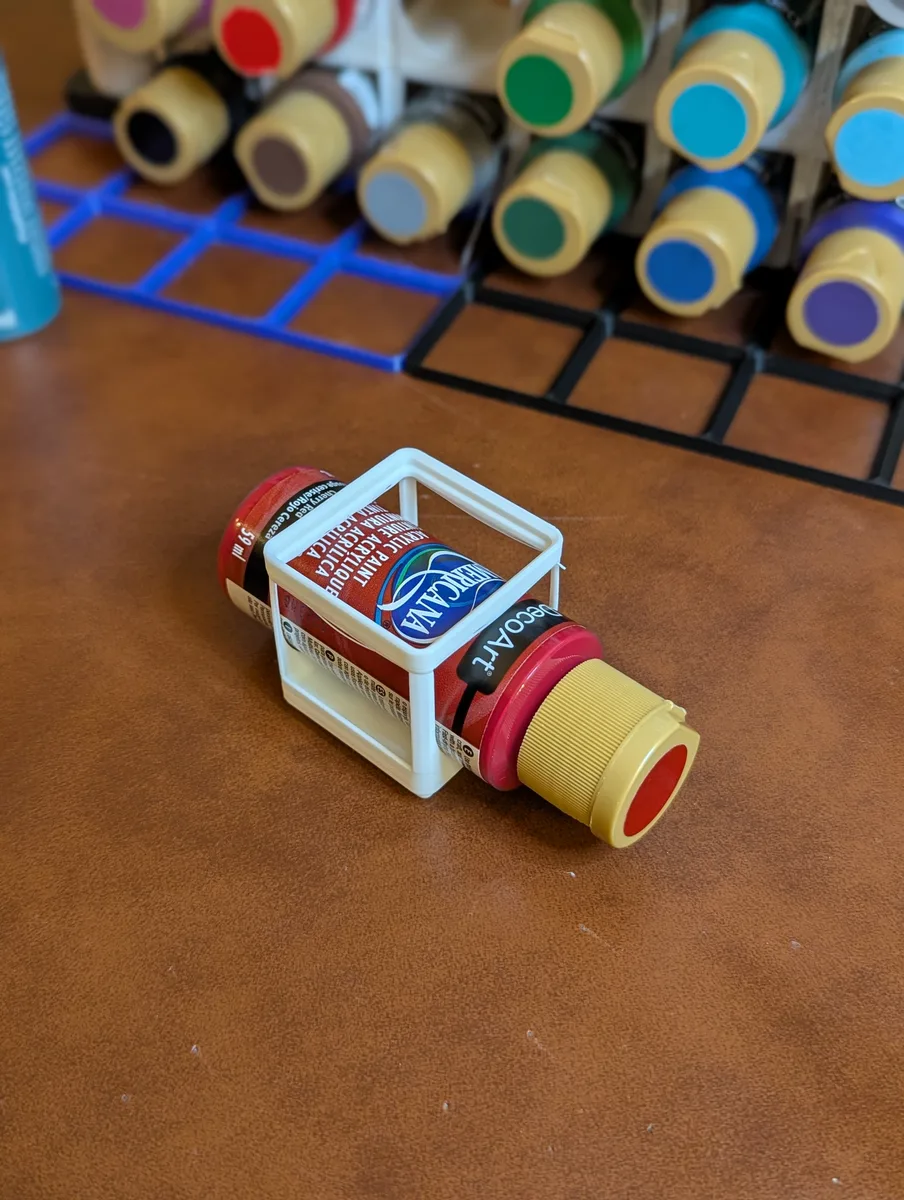 Paint bottle holder 59mL- horizontal - gridfinity