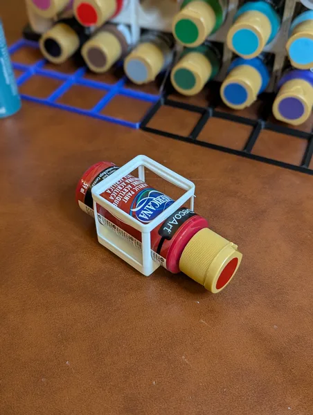 Paint bottle holder 59mL- horizontal - gridfinity