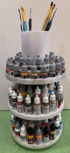 Model paint bottle holder (updated for 5 tiers)
