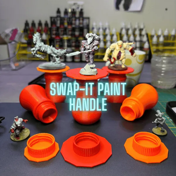The Swap-It miniature Paint Handle