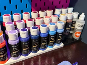 34mm Acrylic Paint Bottle Holder