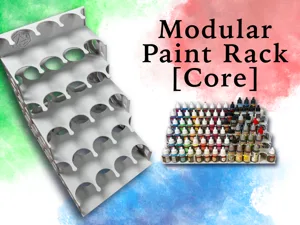 Modular Paint Rack: Core - AP & Vallejo Bottles