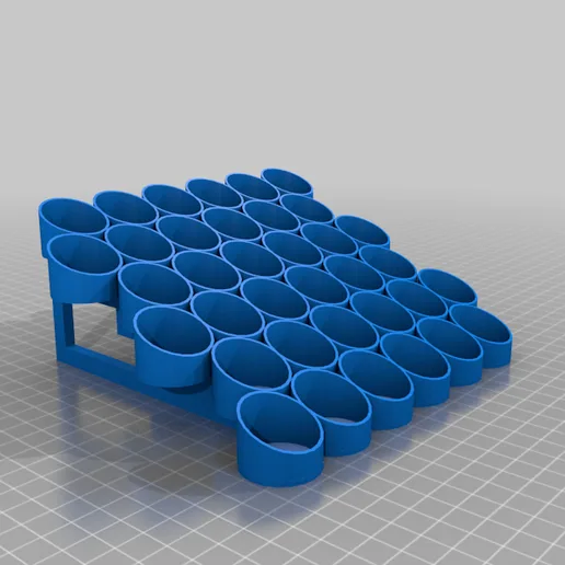 Paint bottles modular rack