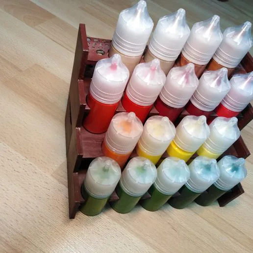 Paint bottle holder