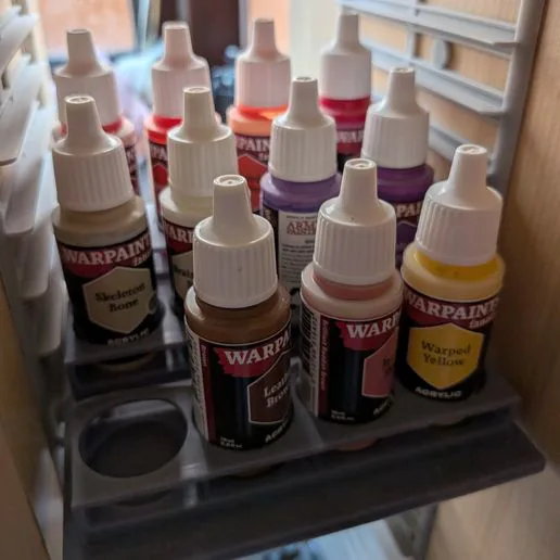 CD rack Paint bottle holder