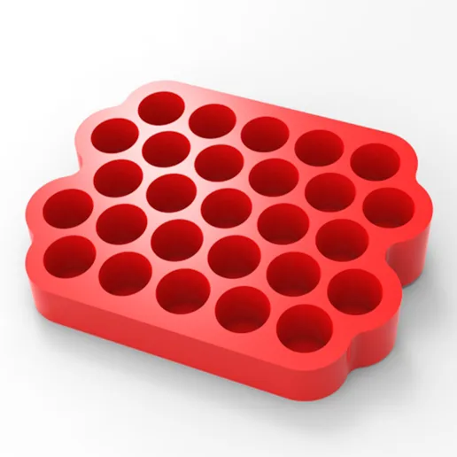 3D Printable Color Bottle Holder | Paint & Ink Organizer for Artists
