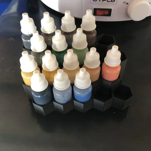 Hex Paint bottle Holder
