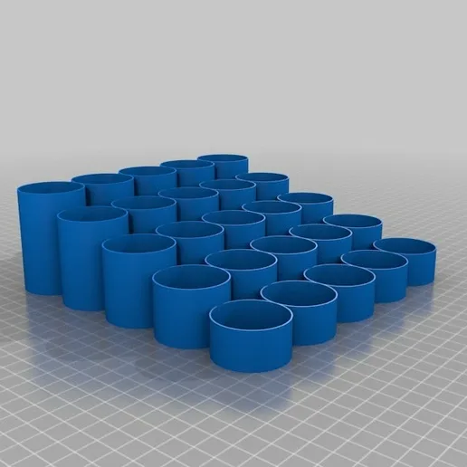 5x5 37mm parametric paint bottle holder