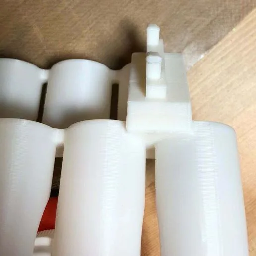 Peg board adapters for paint bottle holder