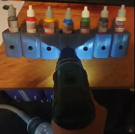 Paint Bottle Shaking Rack