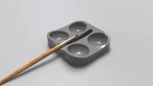 Ergonomic Paint Tray & Brush Holder #2