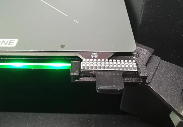 Removable silicone brush holder for Prusa Core One