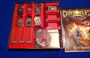 DungeonQuest (revised edition) insert & organizer with tile tower