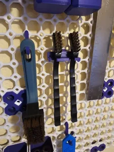 Multiboard Brass Brush Holder