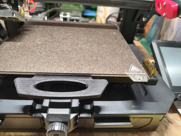 Ender 3 s1 handle with brush holder