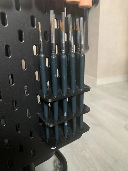 Skadis brush holder