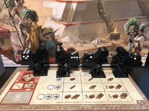 Teotihuacan board game workers