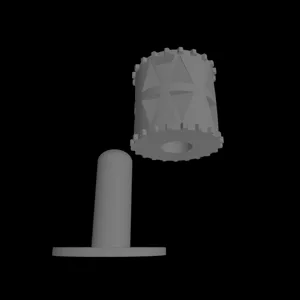 Rotating brush holder