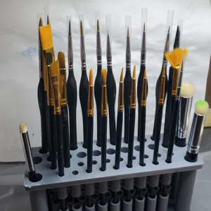 Paintbrush Holder with Cup