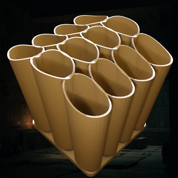 Paint Brush Holder 4x3 Printable File