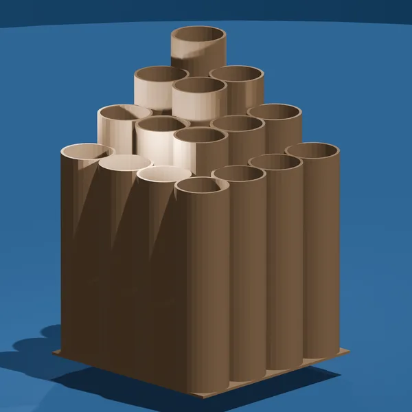 6-slot brush holder with 2 different styles