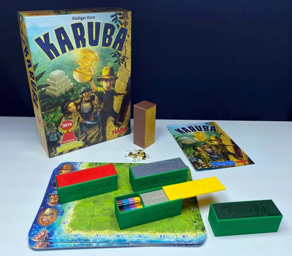 KARUBA Playerbox Inlay (Karuba Box für Spielermaterial)