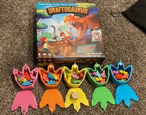 Draftosaurus Box--Dinosaur box with lid and/or magnet