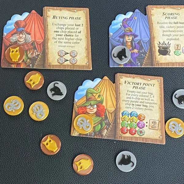 Quacks of Quedlinburg - Witch Pennies for Herb Witches Expansion